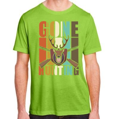 Gone Hunting Animal Deer Hunter Lovers Gift Adult ChromaSoft Performance T-Shirt