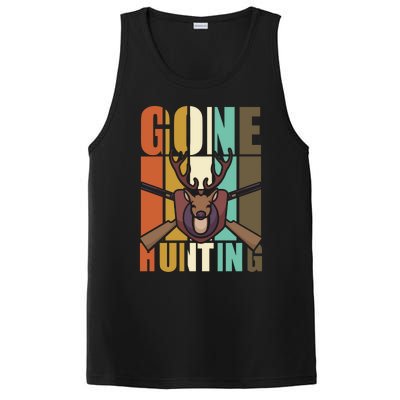 Gone Hunting Animal Deer Hunter Lovers Gift PosiCharge Competitor Tank