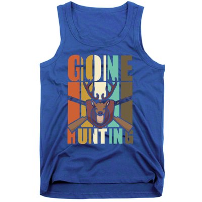 Gone Hunting Animal Deer Hunter Lovers Gift Tank Top