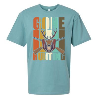 Gone Hunting Animal Deer Hunter Lovers Gift Sueded Cloud Jersey T-Shirt