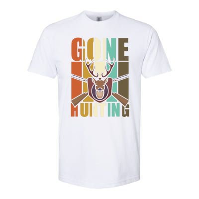 Gone Hunting Animal Deer Hunter Lovers Gift Softstyle CVC T-Shirt