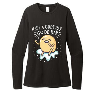 Gudetama Have A Gude Day Good Day Womens CVC Long Sleeve Shirt