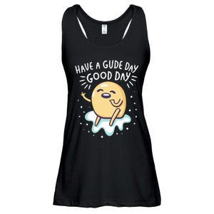 Gudetama Have A Gude Day Good Day Ladies Essential Flowy Tank