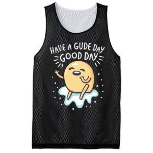 Gudetama Have A Gude Day Good Day Mesh Reversible Basketball Jersey Tank