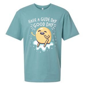 Gudetama Have A Gude Day Good Day Sueded Cloud Jersey T-Shirt