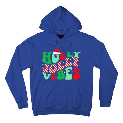 Groovy Have A Holly Xmas Jolly Christmas Santa Hat Hoodie