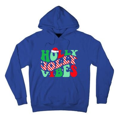 Groovy Have A Holly Xmas Jolly Christmas Santa Hat Tall Hoodie