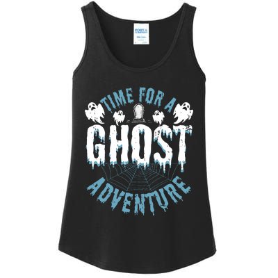 Ghost Hunting Adventures Quote For Paranormal Investigator Ladies Essential Tank