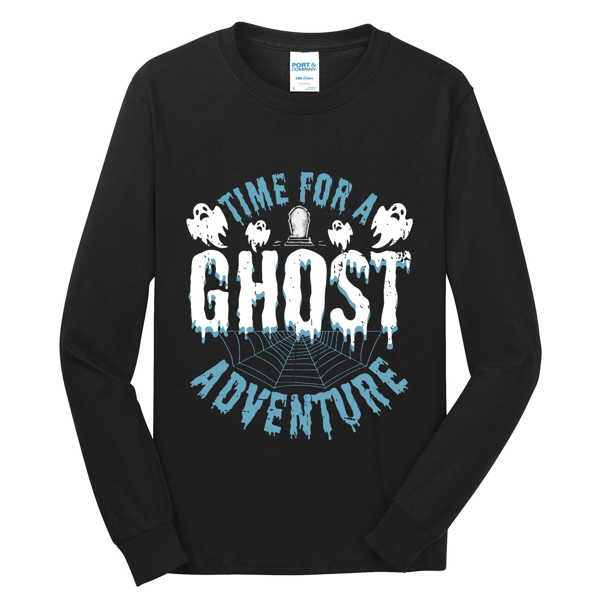 Ghost Hunting Adventures Quote For Paranormal Investigator Tall Long Sleeve T-Shirt