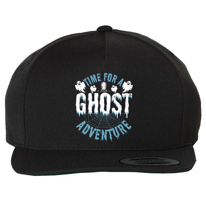 Ghost Hunting Adventures Quote For Paranormal Investigator Wool Snapback Cap