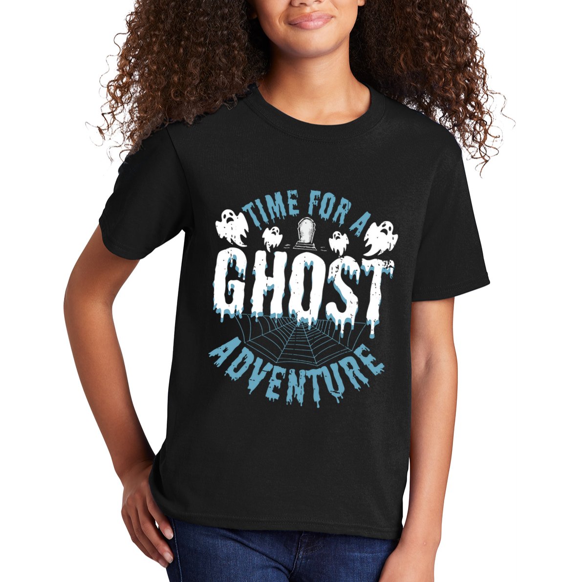 Ghost Hunting Adventures Quote For Paranormal Investigator Kids T-Shirt