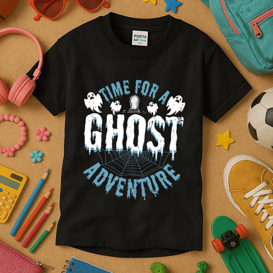 Ghost Hunting Adventures Quote For Paranormal Investigator Kids T-Shirt