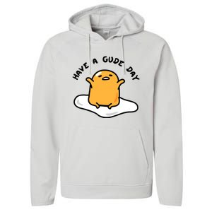 Gudetama Have A Gude Day Good Day Performance Fleece Hoodie