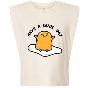 Gudetama Have A Gude Day Good Day Garment-Dyed Women's Muscle Tee