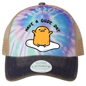 Gudetama Have A Gude Day Good Day Legacy Tie Dye Trucker Hat