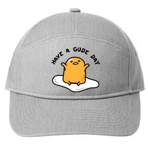 Gudetama Have A Gude Day Good Day 7-Panel Snapback Hat