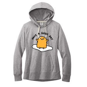 Gudetama Have A Gude Day Good Day Women's Fleece Hoodie