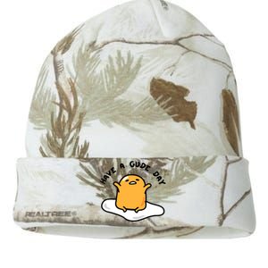 Gudetama Have A Gude Day Good Day Kati Licensed 12" Camo Beanie