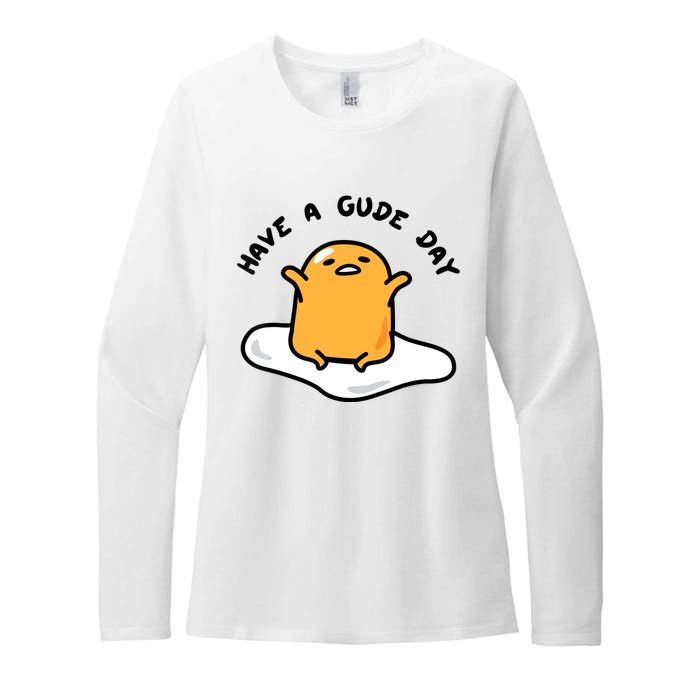 Gudetama Have A Gude Day Good Day Womens CVC Long Sleeve Shirt