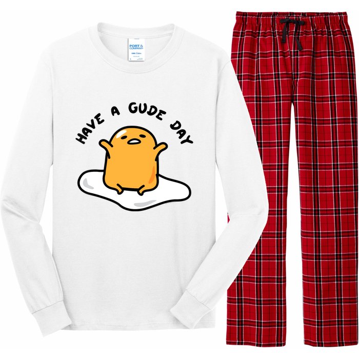 Gudetama Have A Gude Day Good Day Long Sleeve Pajama Set