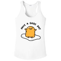 Gudetama Have A Gude Day Good Day Ladies PosiCharge Competitor Racerback Tank