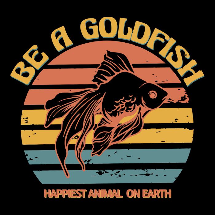 Goldfish Happiest Animal On Earth Cooling Performance Crew T-Shirt