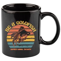 Goldfish Happiest Animal On Earth 11oz C Handle Ceramic Mug