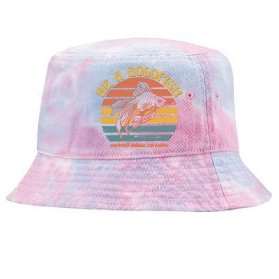 Goldfish Happiest Animal On Earth Tie-Dyed Bucket Hat