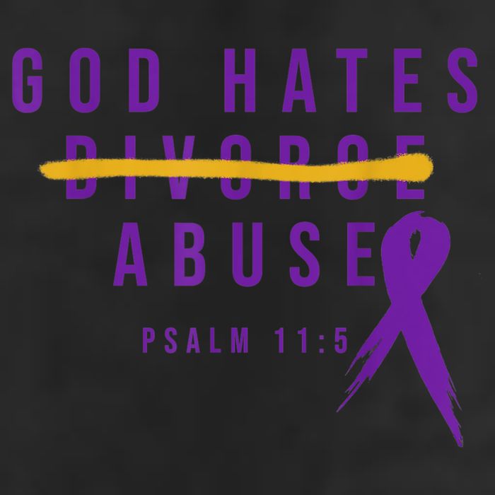 God Hates Abuse 11oz C Handle Ceramic Mug
