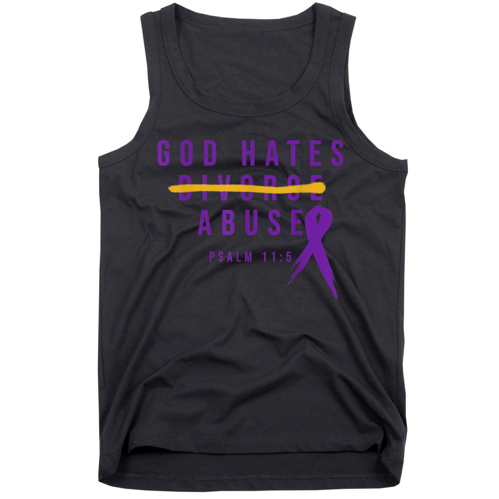 God Hates Abuse Tank Top