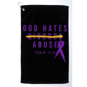 God Hates Abuse Platinum Collection Golf Towel