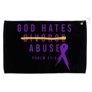 God Hates Abuse Grommeted Golf Towel