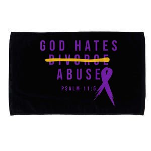 God Hates Abuse Microfiber Hand Towel