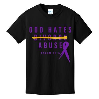 God Hates Abuse Kids T-Shirt