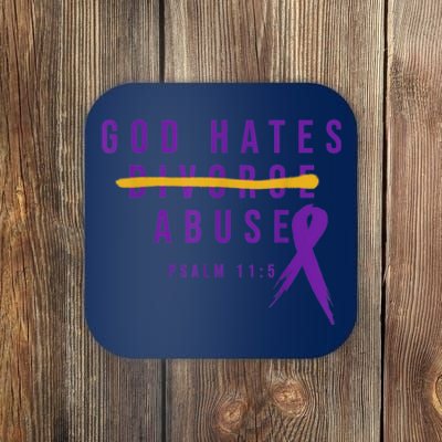 God Hates Abuse Coaster