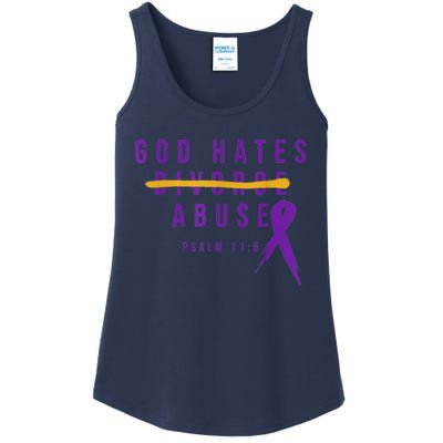 God Hates Abuse Ladies Essential Tank