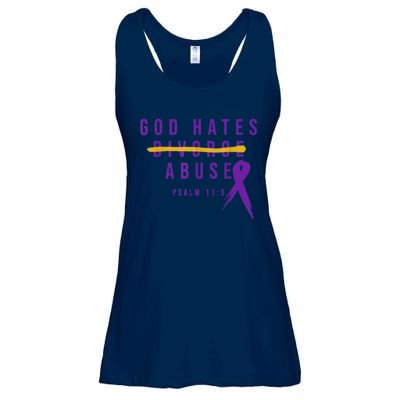 God Hates Abuse Ladies Essential Flowy Tank