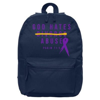 God Hates Abuse 16 in Basic Backpack