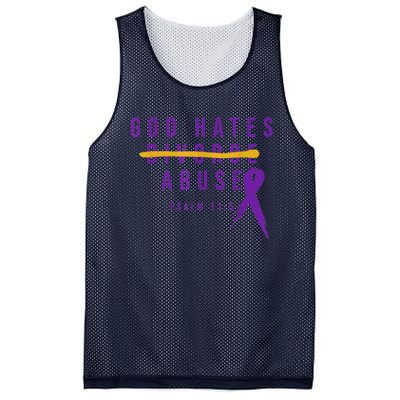 God Hates Abuse Mesh Reversible Basketball Jersey Tank