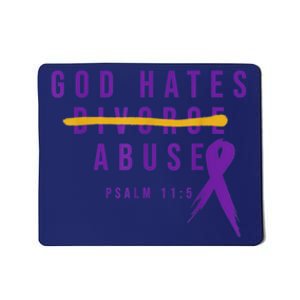 God Hates Abuse Mousepad