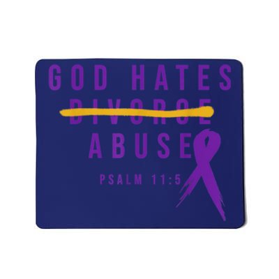 God Hates Abuse Mousepad