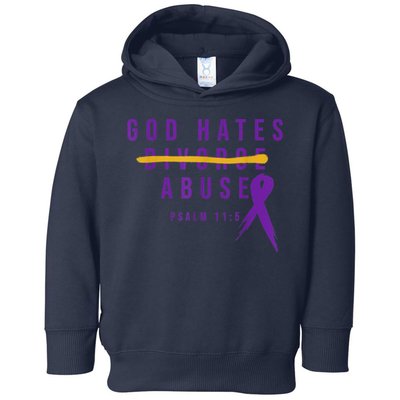 God Hates Abuse Toddler Hoodie