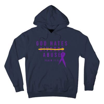 God Hates Abuse Tall Hoodie