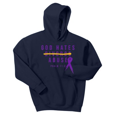 God Hates Abuse Kids Hoodie