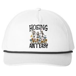 Garden Hoeing AinT Easy Snapback Five-Panel Rope Hat