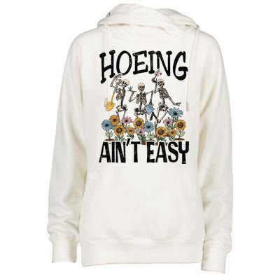 Garden Hoeing AinT Easy Womens Funnel Neck Pullover Hood