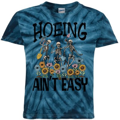 Garden Hoeing AinT Easy Kids Tie-Dye T-Shirt