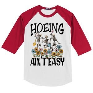 Garden Hoeing AinT Easy Kids Colorblock Raglan Jersey