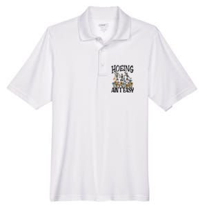 Garden Hoeing AinT Easy Men's Origin Performance Pique Polo