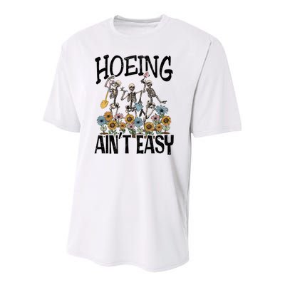 Garden Hoeing AinT Easy Youth Performance Sprint T-Shirt